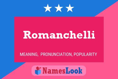 Постер имени Romanchelli