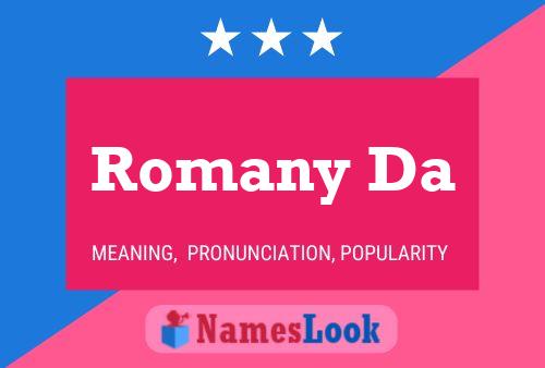 Постер имени Romany Da