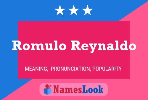 Постер имени Romulo Reynaldo