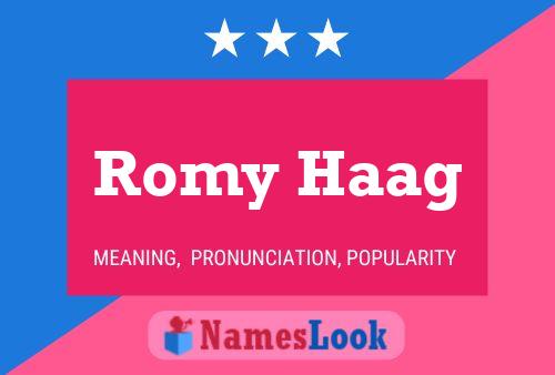 Постер имени Romy Haag