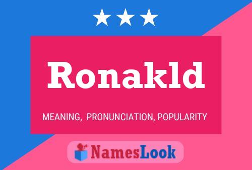 Постер имени Ronakld