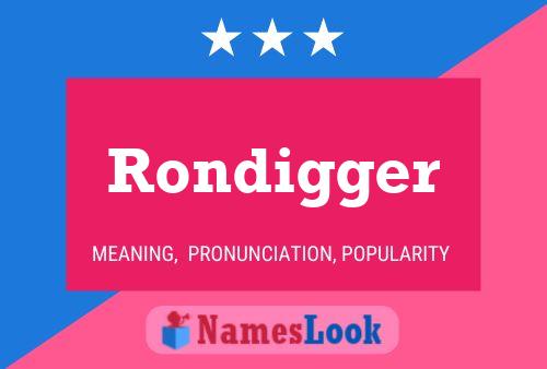 Постер имени Rondigger