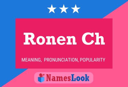 Постер имени Ronen Ch