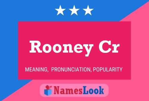 Постер имени Rooney Cr