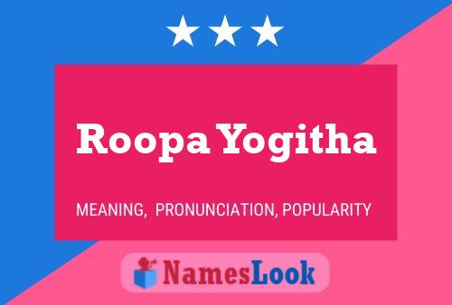 Постер имени Roopa Yogitha