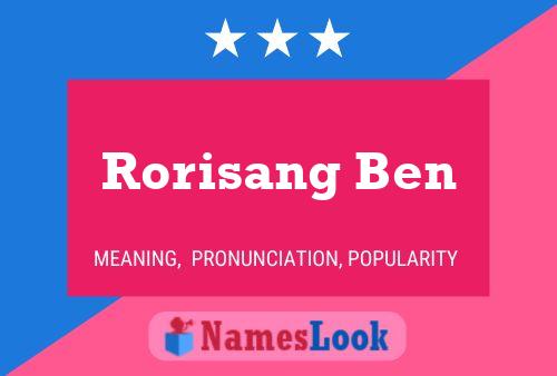 Постер имени Rorisang Ben