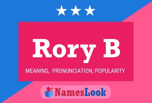 Постер имени Rory B