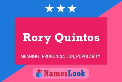 Постер имени Rory Quintos