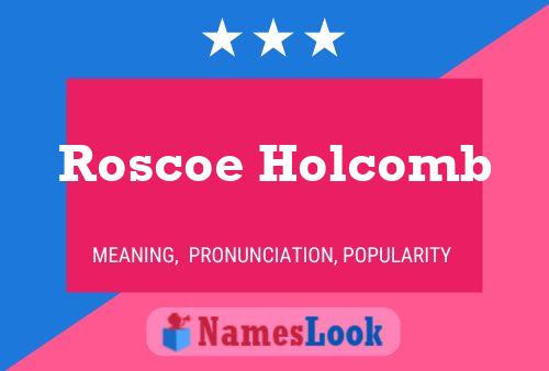 Постер имени Roscoe Holcomb