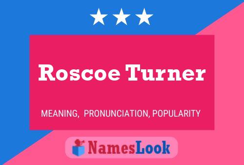 Постер имени Roscoe Turner