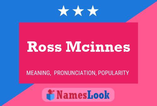 Постер имени Ross Mcinnes