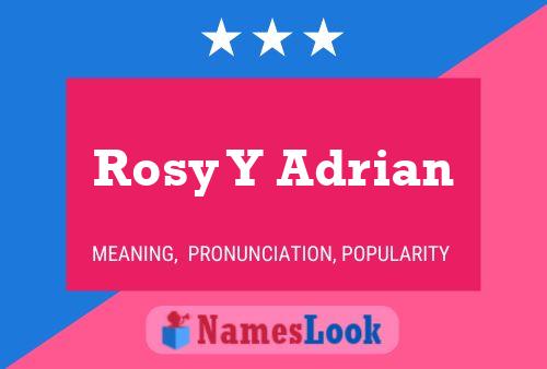 Постер имени Rosy Y Adrian