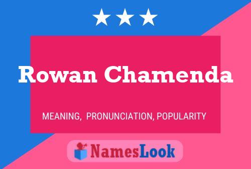 Постер имени Rowan Chamenda