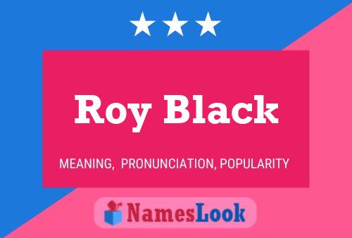 Постер имени Roy Black