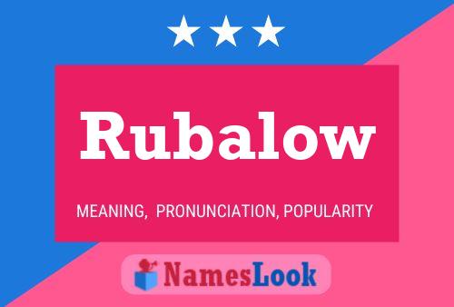 Постер имени Rubalow