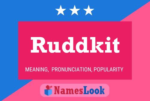 Постер имени Ruddkit