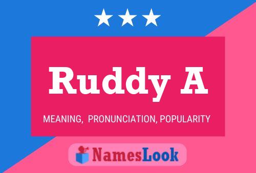 Постер имени Ruddy A