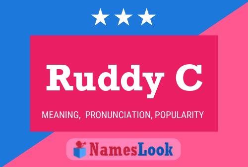 Постер имени Ruddy C