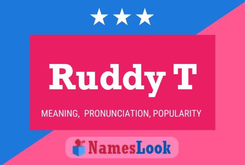 Постер имени Ruddy T