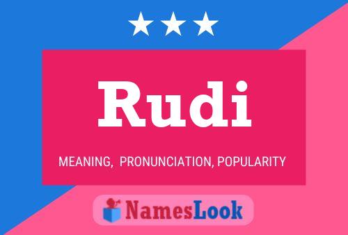 Постер имени Rudi