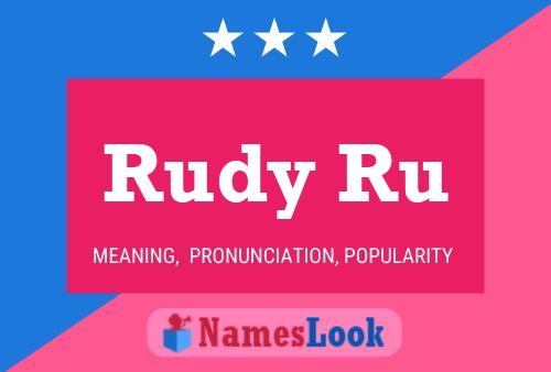 Постер имени Rudy Ru