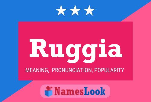 Постер имени Ruggia