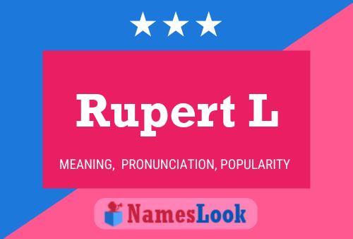 Постер имени Rupert L