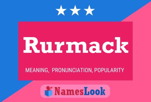 Постер имени Rurmack