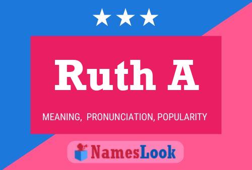 Постер имени Ruth A