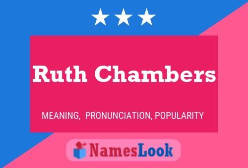 Постер имени Ruth Chambers