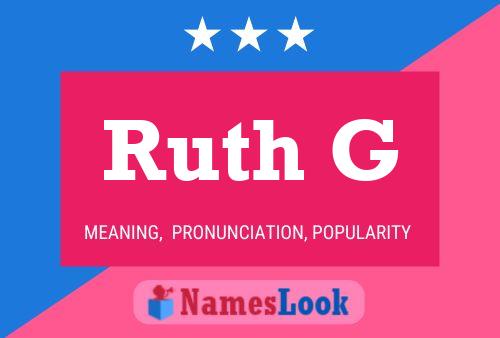 Постер имени Ruth G