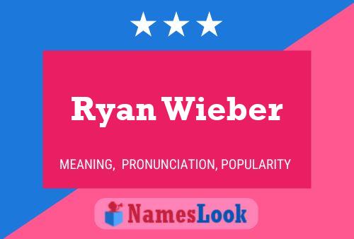 Постер имени Ryan Wieber