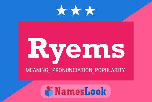 Постер имени Ryems