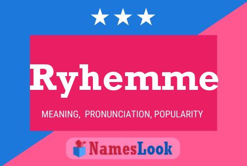 Постер имени Ryhemme