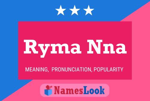 Постер имени Ryma Nna