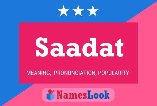 Постер имени Saadat