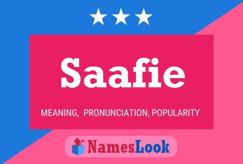 Постер имени Saafie