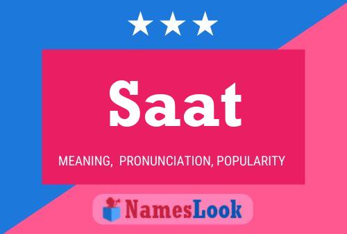 Постер имени Saat