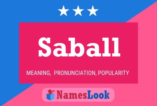 Постер имени Saball