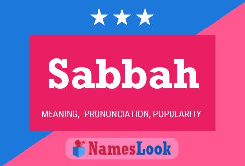 Постер имени Sabbah