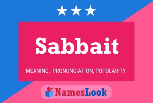 Постер имени Sabbait