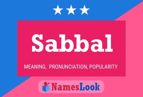 Постер имени Sabbal