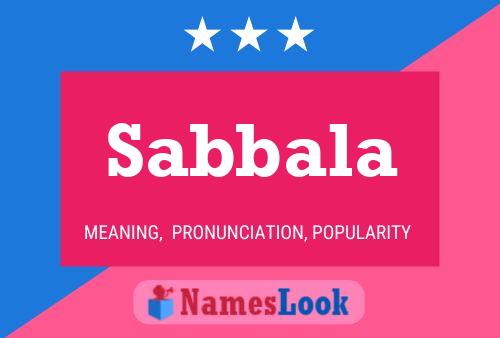 Постер имени Sabbala