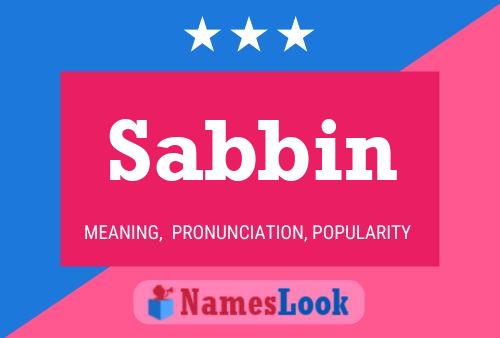 Постер имени Sabbin