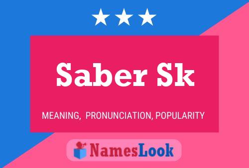 Постер имени Saber Sk