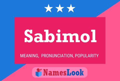 Постер имени Sabimol