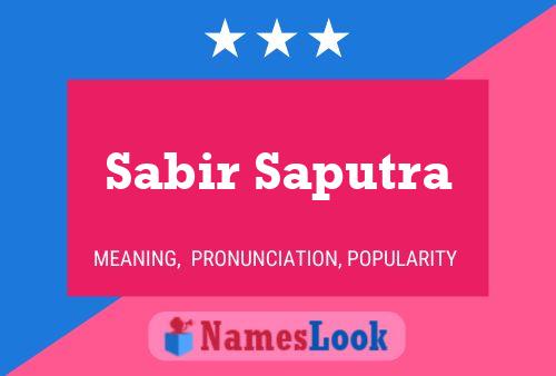 Постер имени Sabir Saputra