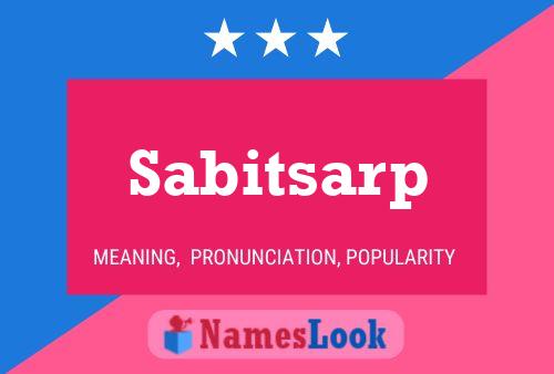 Постер имени Sabitsarp