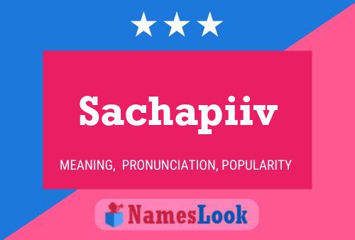 Постер имени Sachapiiv