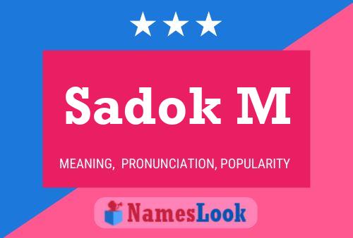 Постер имени Sadok M